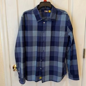 Rumi+Ryder blue boys long sleeve shirt size L (12-14)